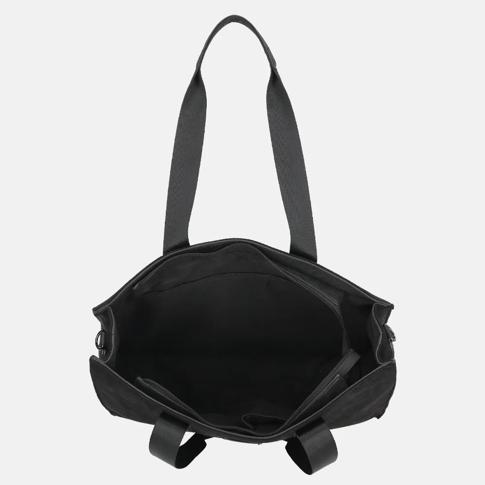 Enrico Benetti Jill shopper 15 inch zwart bij Duifhuizen