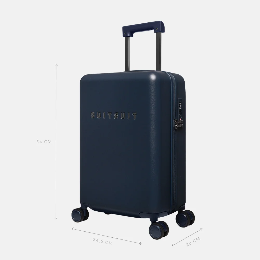 Suitsuit Mystique handbagage koffer 55 cm midnight blue bij Duifhuizen