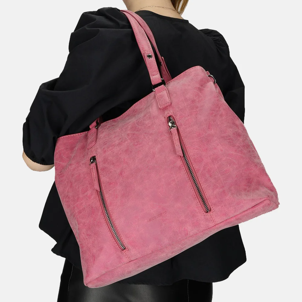 Enrico Benetti Kylie shopper violet bij Duifhuizen