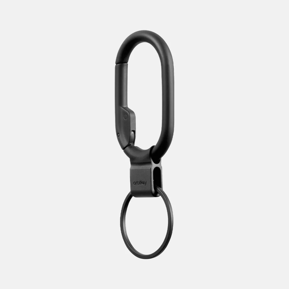 Orbitkey Clip Mini sleutelhanger black bij Duifhuizen