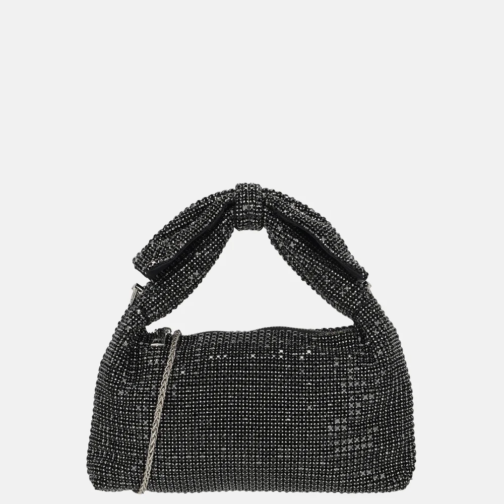 Firenze Strik strass handtas black bij Duifhuizen