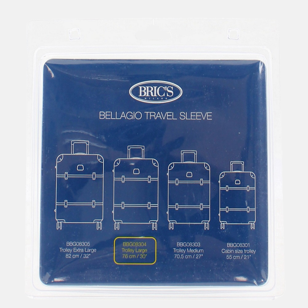 Bric's kofferhoes Bellagio 76 cm transparant bij Duifhuizen