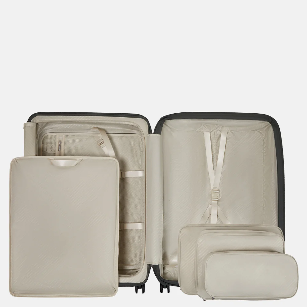 Samsonite Paralux HS Spinner reiskoffer expendable 75 cm olive bij Duifhuizen