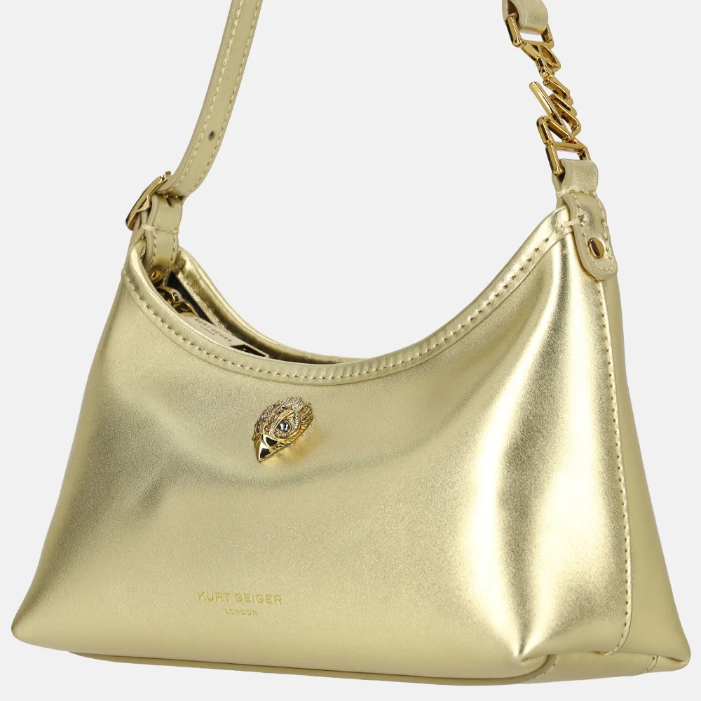 Kurt Geiger Mini schoudertas gold bij Duifhuizen