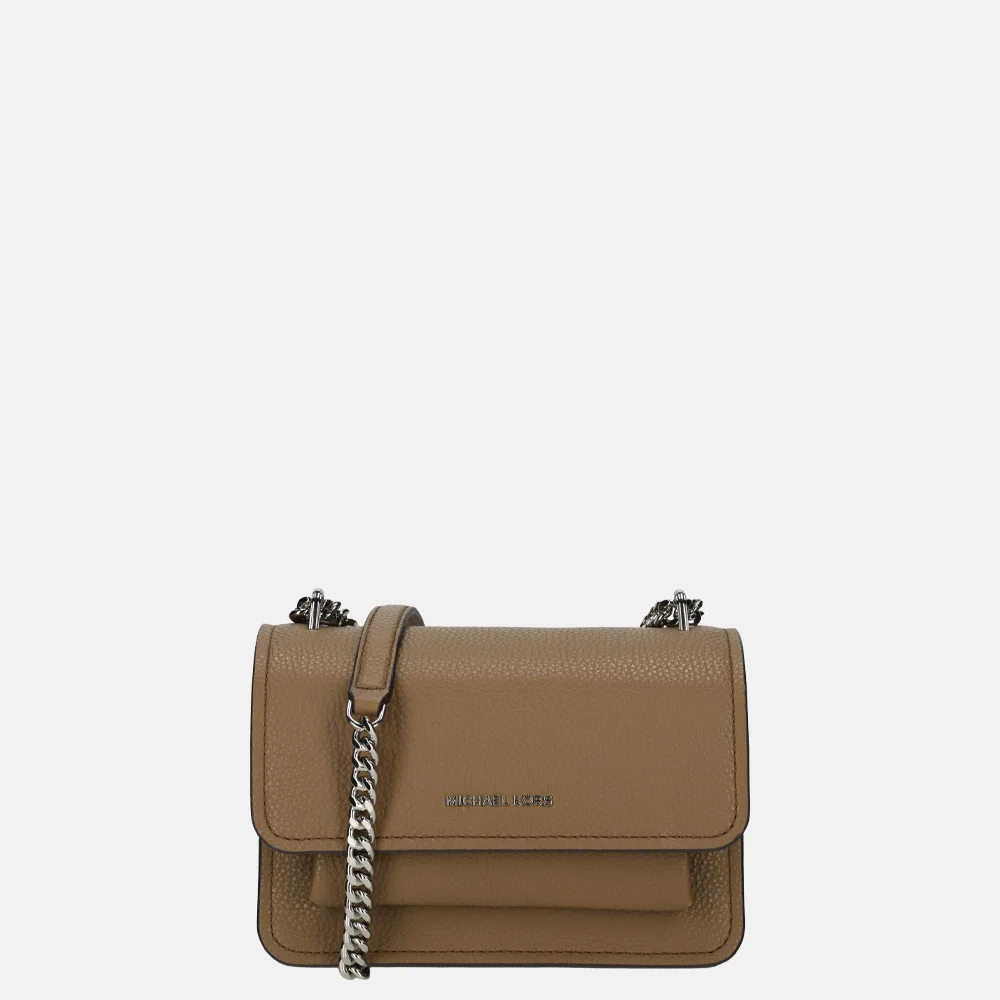 Michael Kors Claire crossbody tas S driftwood bij Duifhuizen