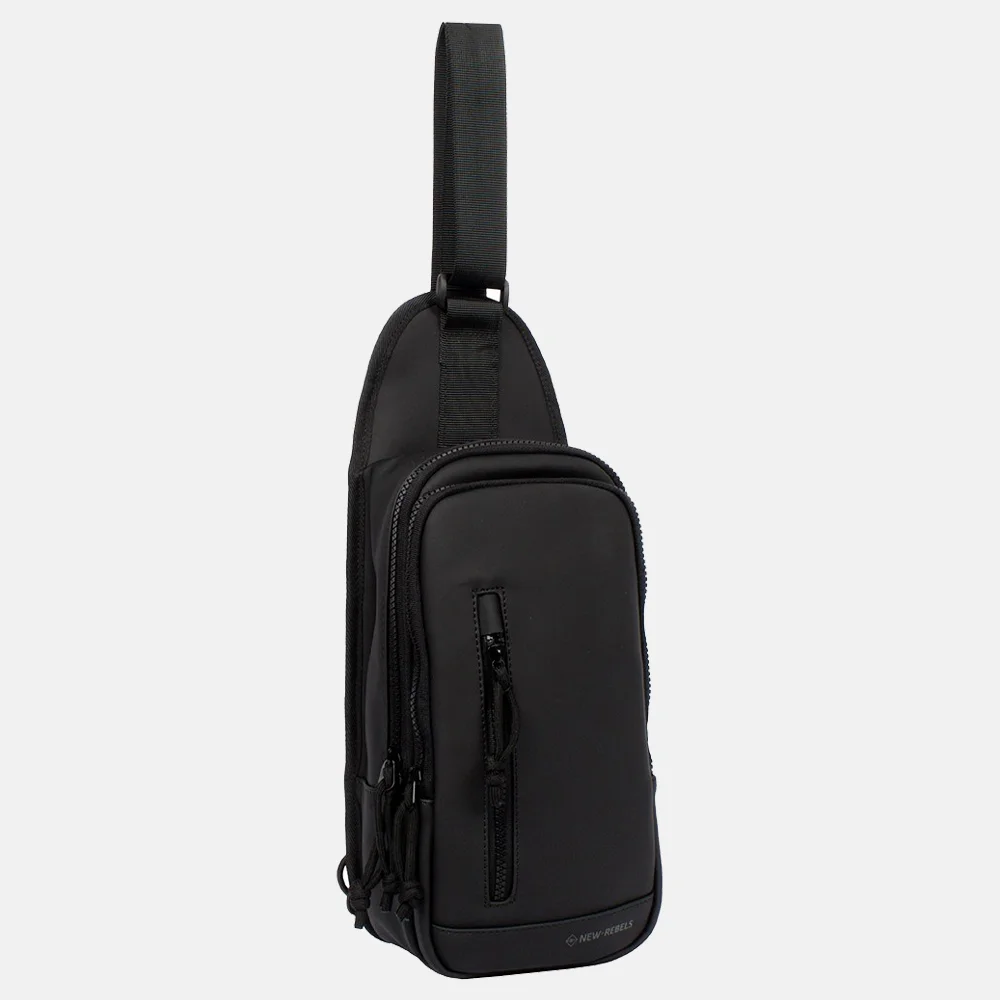 New Rebels Fargo crossbody tas black bij Duifhuizen