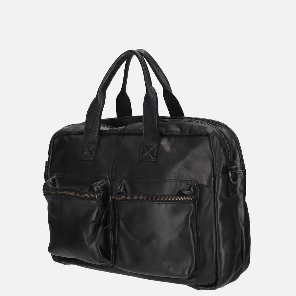 Bear Design laptoptas zwart bij Duifhuizen