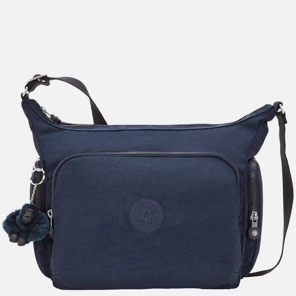 Kipling Gabb schoudertas blue bleu 2