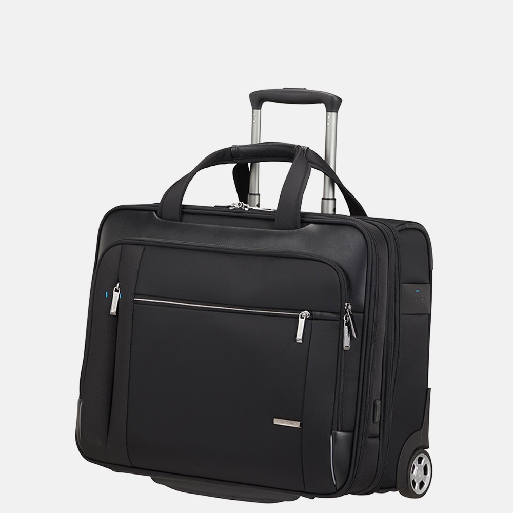 Samsonite Spectrolite 3.0 businesstrolley 17.3 inch black bij Duifhuizen