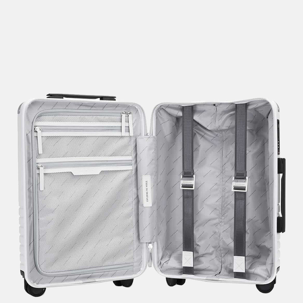 Kapten & Son Heathrow koffer 55 cm all grey bij Duifhuizen