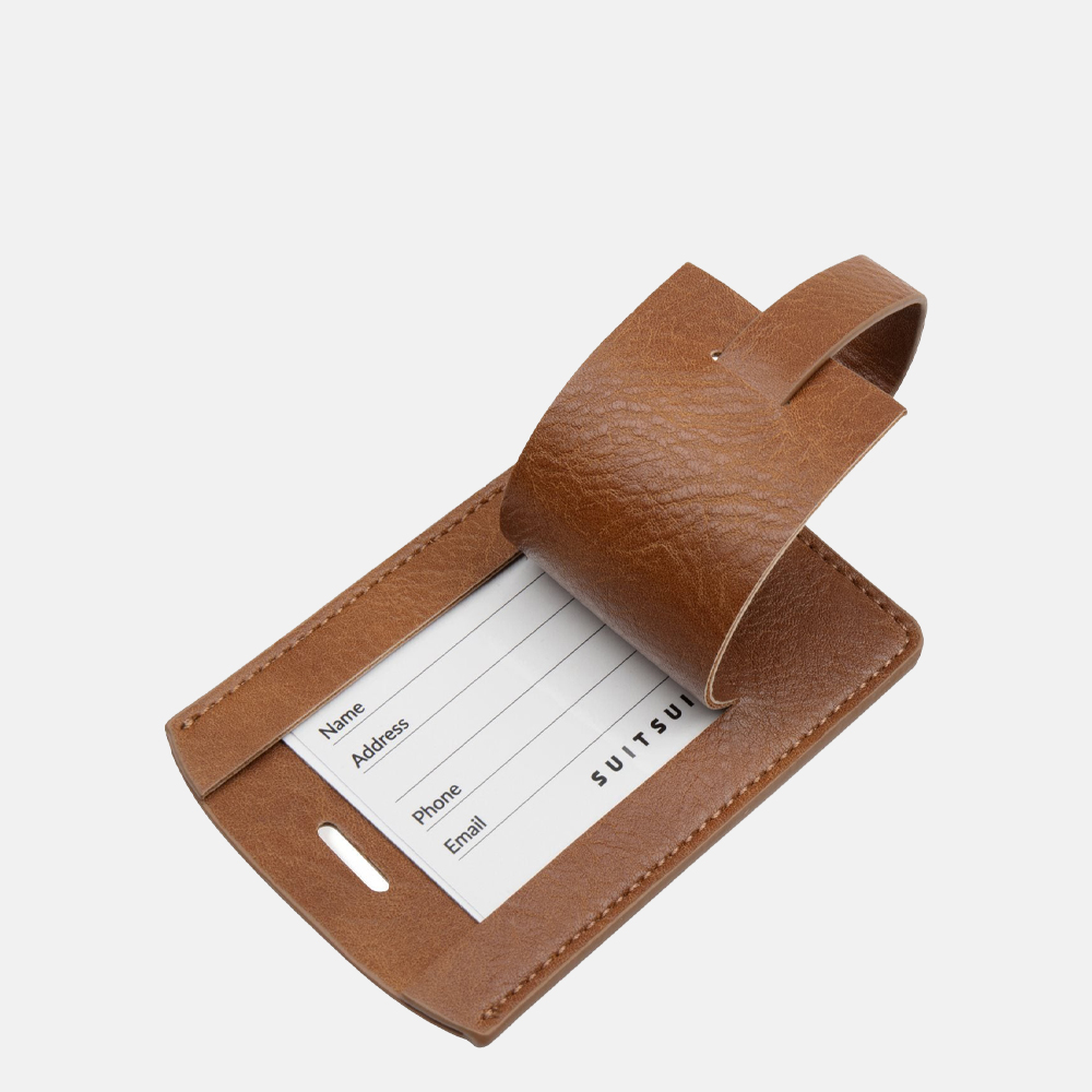 SUITSUIT Fab Seventies kofferlabel burned caramel bij Duifhuizen