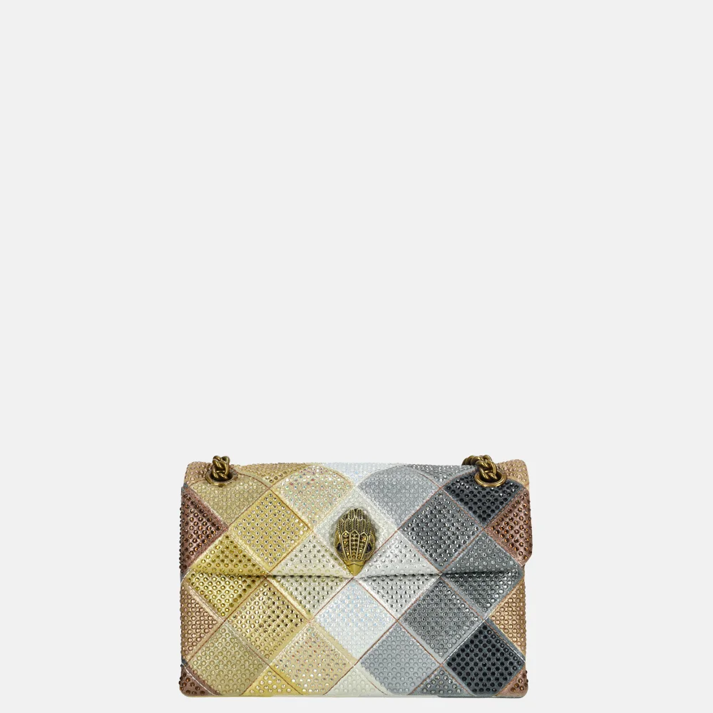 Kurt Geiger Kensington schoudertas metal comb bij Duifhuizen