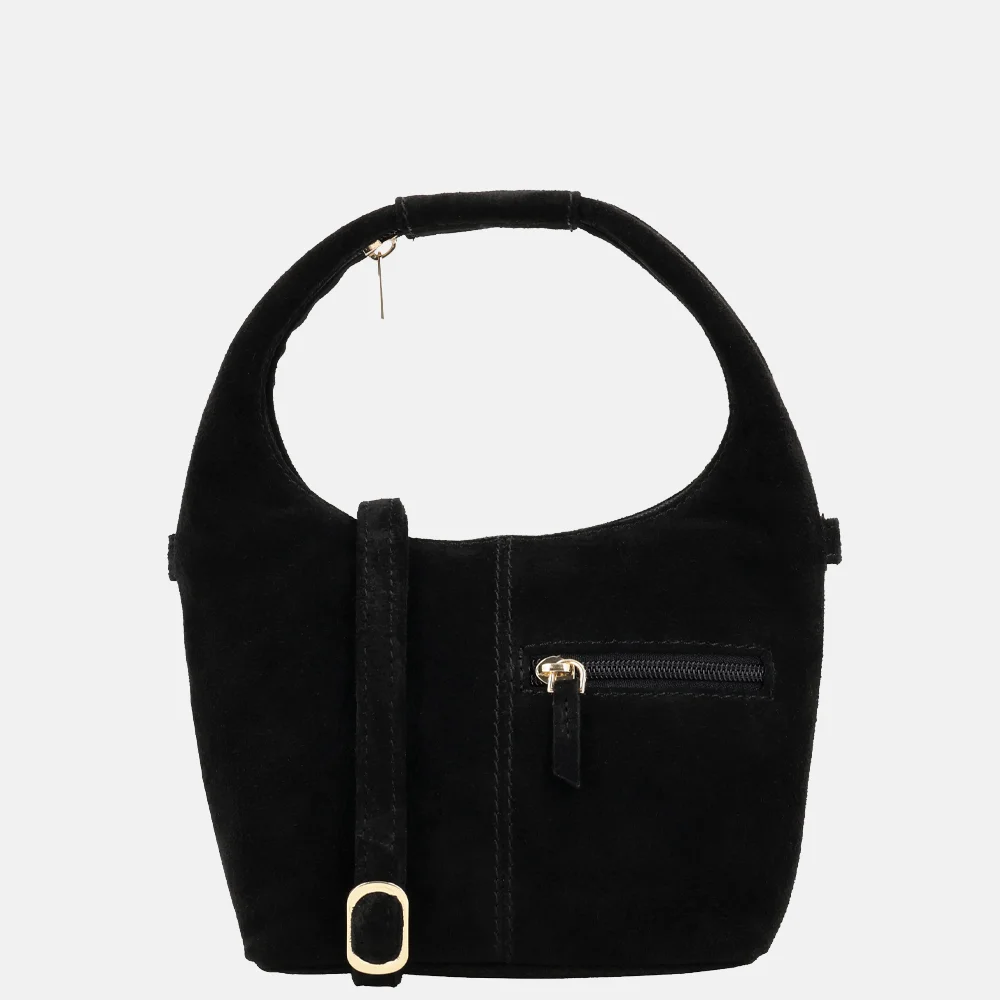 Charm London  Sevilla buideltas S suede zwart