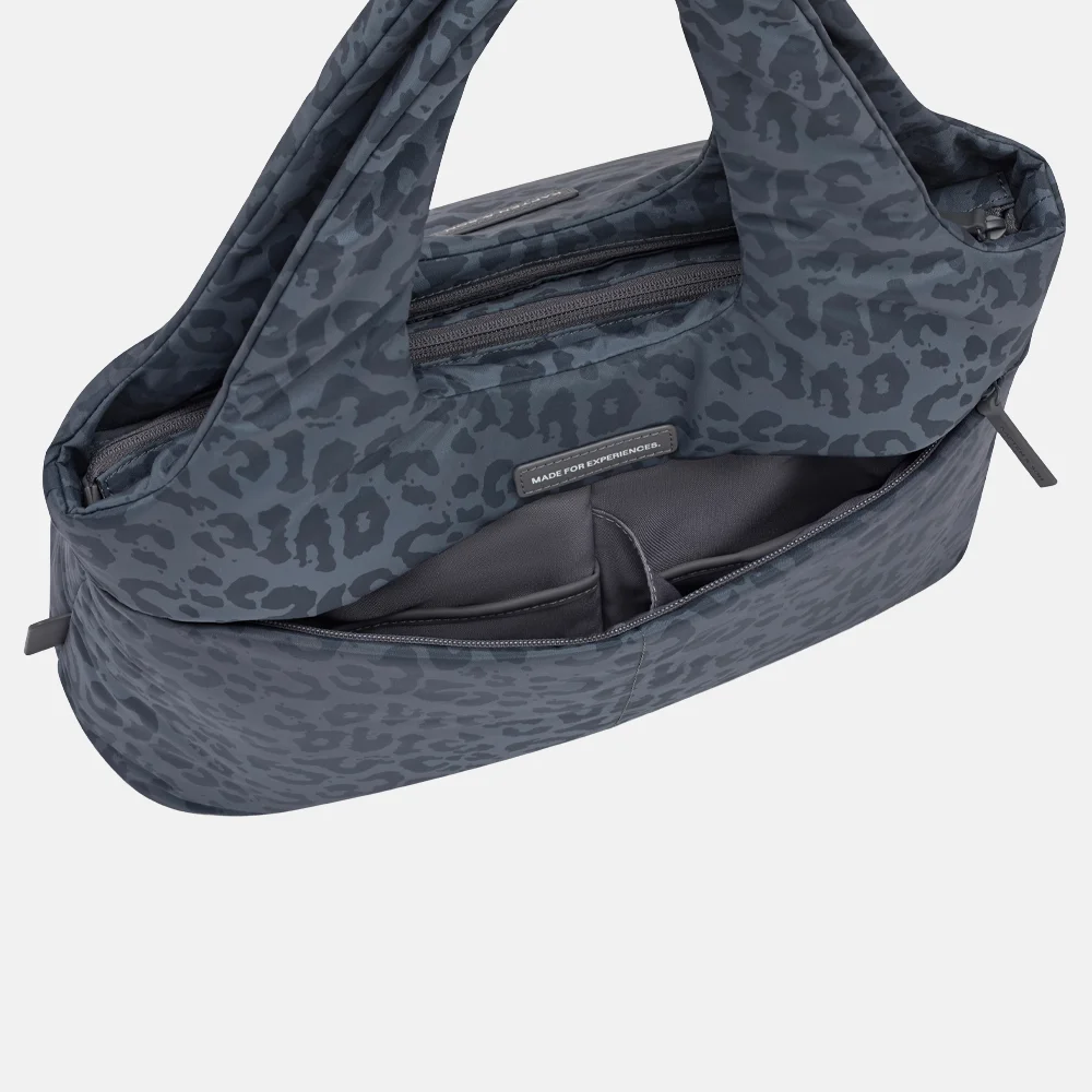Kapten & Son Skara Cloud shopper 14 inch dark grey leo bij Duifhuizen