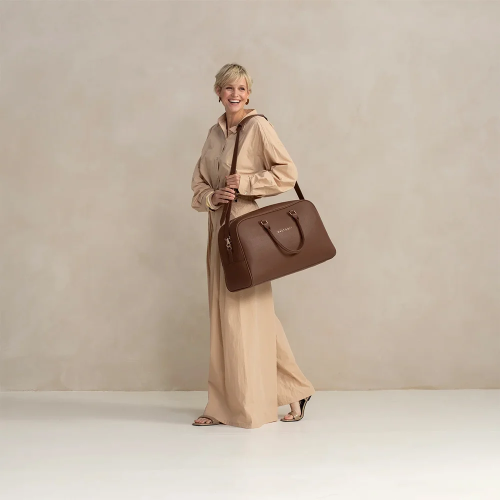 Suitsuit Fab Seventies weekendtas rawhide bij Duifhuizen