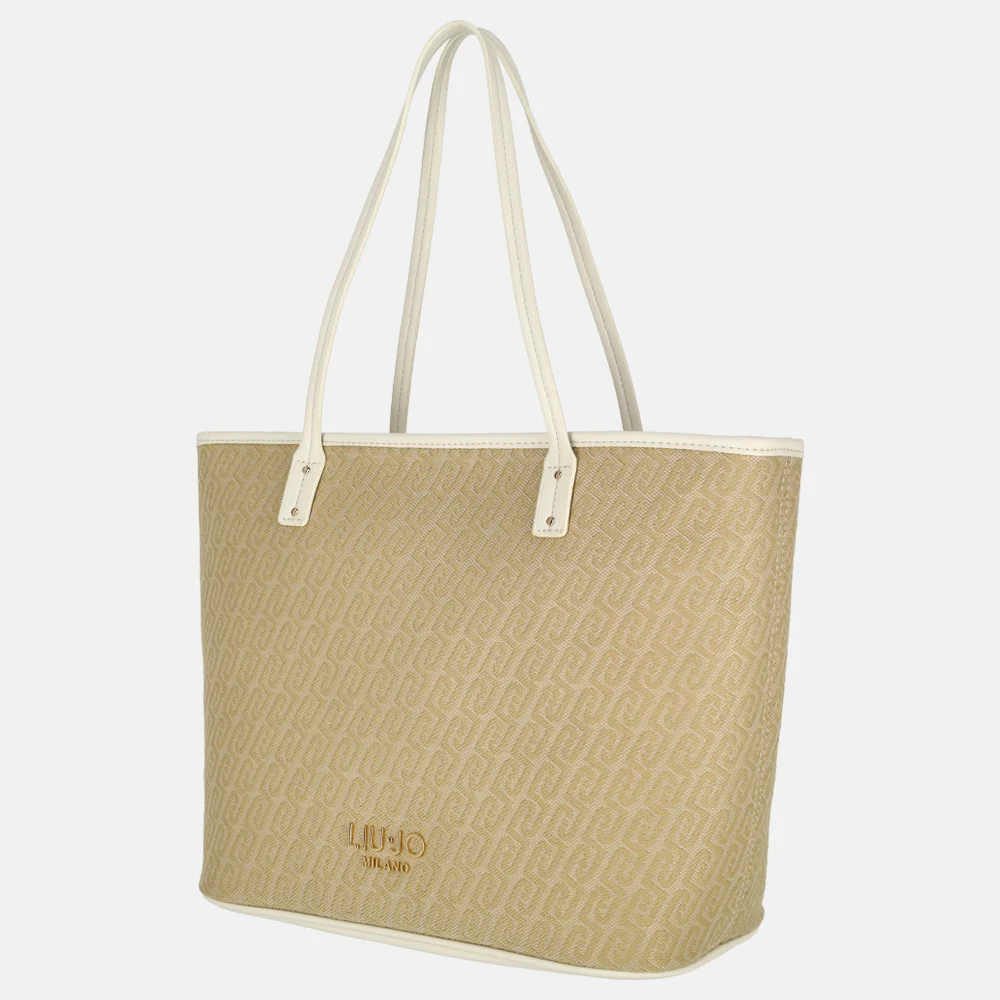 Liu Jo Evrim shopper M naturale bij Duifhuizen