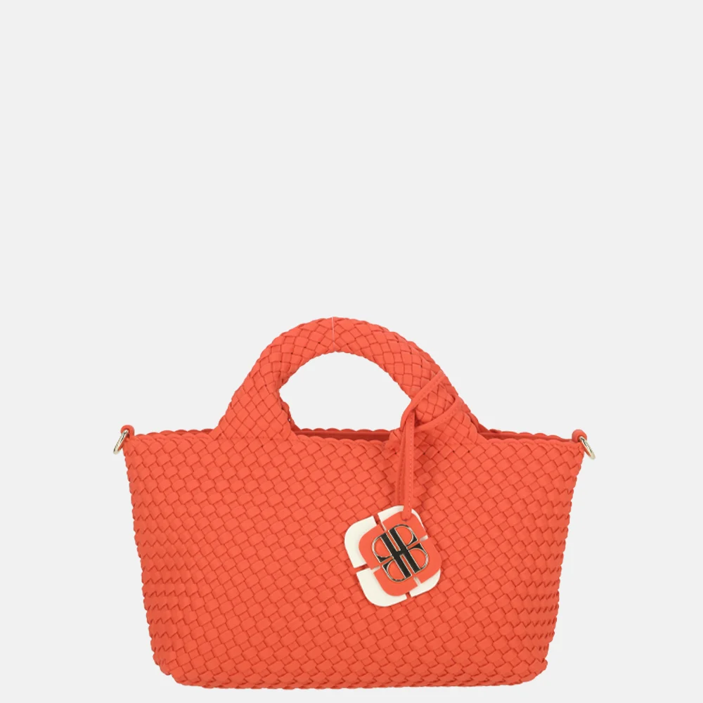 Laurent David Liz handtas neopreen gevlochten S red bij Duifhuizen