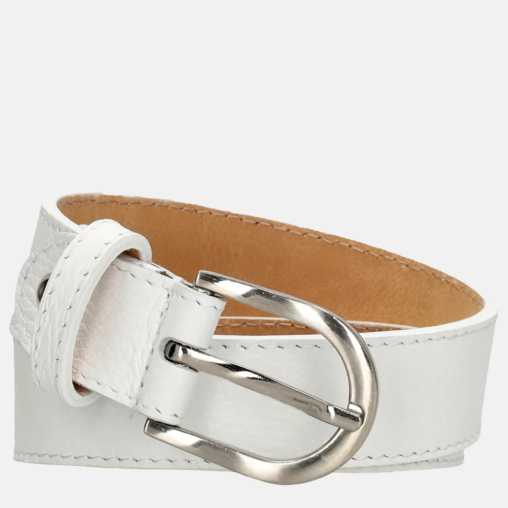Charm London Anna Belt riem 2,5 cm wit bij Duifhuizen