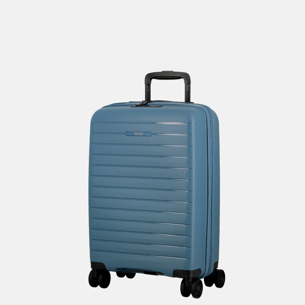 Jump Spinner Expendable Striper handbagage koffer 55 cm blue bij Duifhuizen