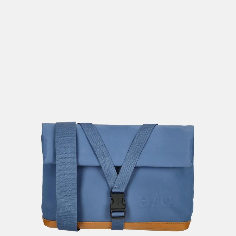 Aunts and Uncles Japan Yao rolltop crossbody tas blue jeans