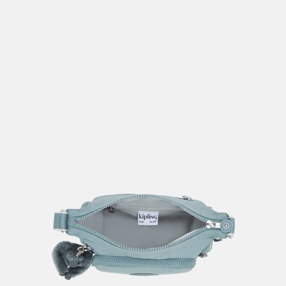 Kipling Gabbie crossbody tas mini relaxed grey bij Duifhuizen