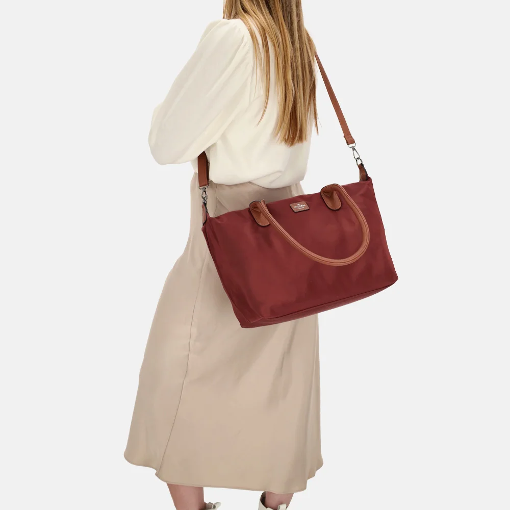 Charm London Buckingham shopper L bordeaux bij Duifhuizen