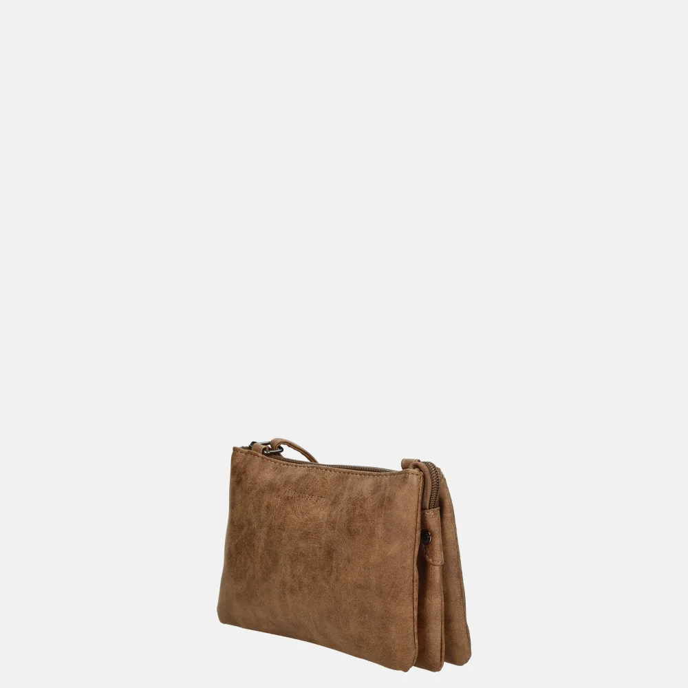 Enrico Benetti Anna crossbody tas camel bij Duifhuizen