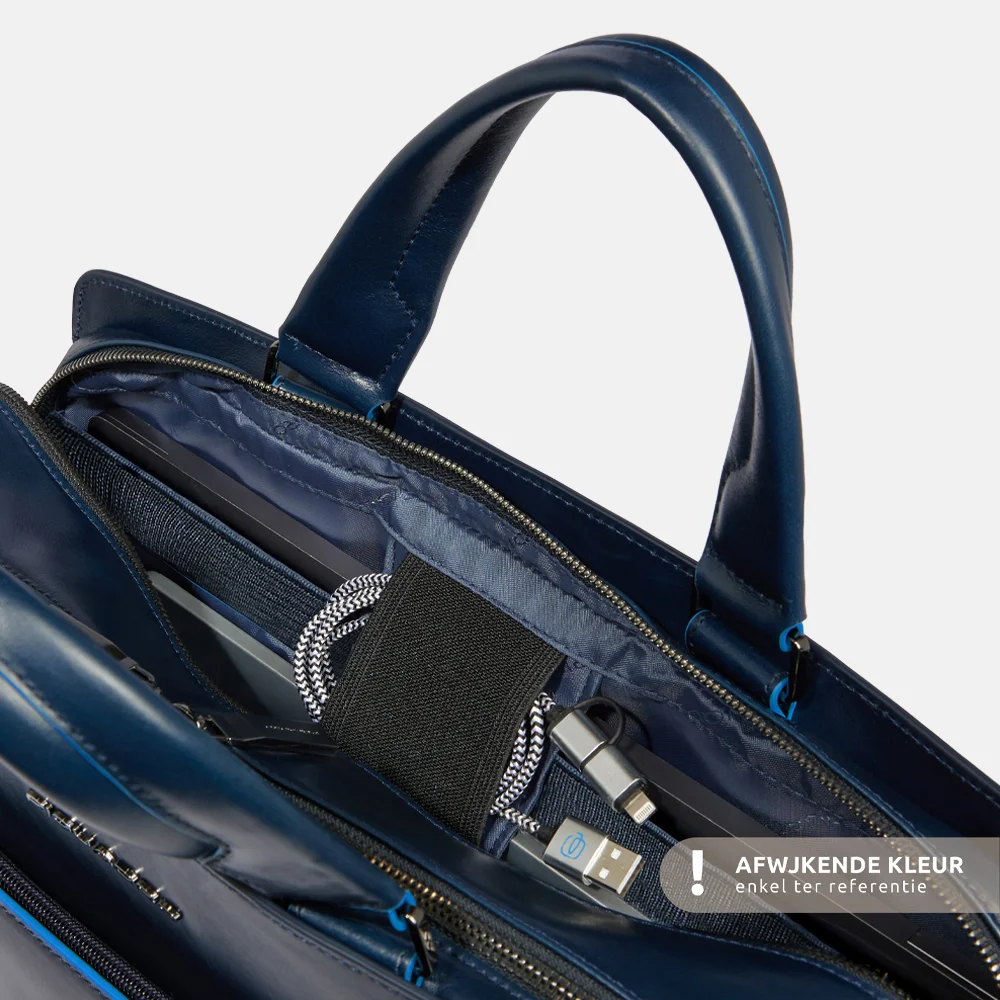 Piquadro laptoptas 15.6 inch nero bij Duifhuizen