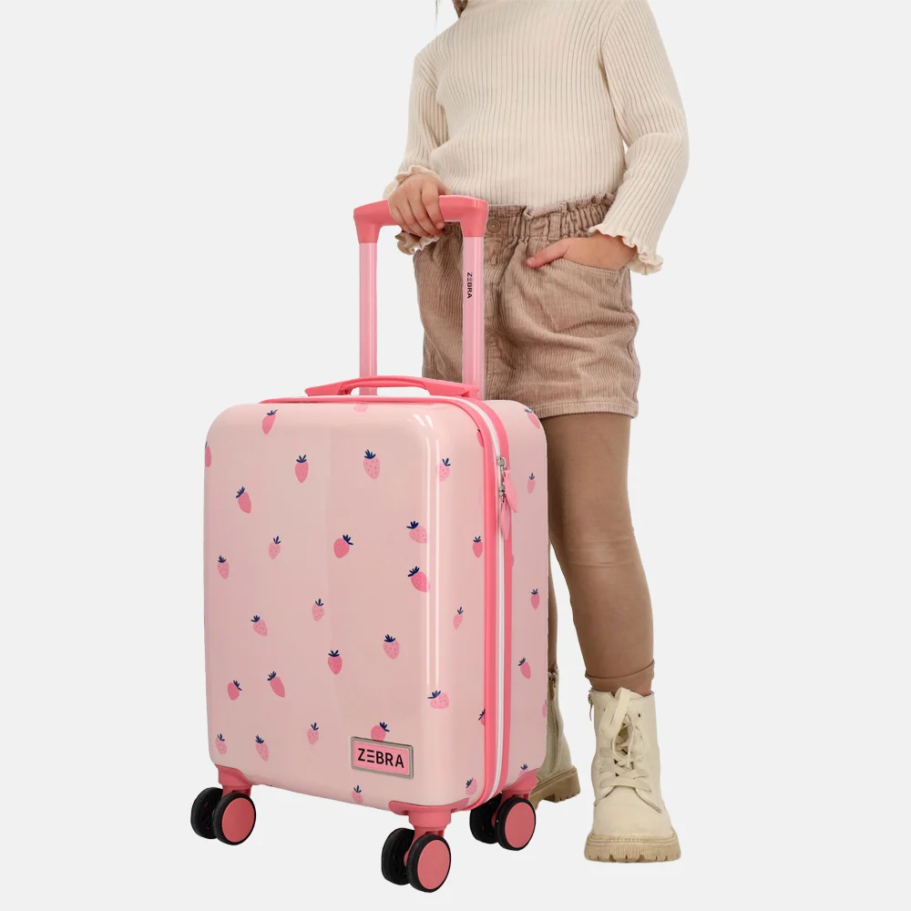 Zebra Trends kinderkoffer aardbei bij Duifhuizen
