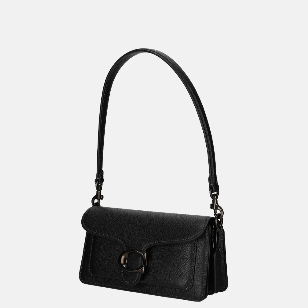 Coach Tabby pebble schoudertas 20' black bij Duifhuizen