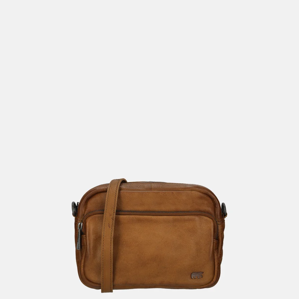 Bear Design Peggy crossbody tas cognac bij Duifhuizen