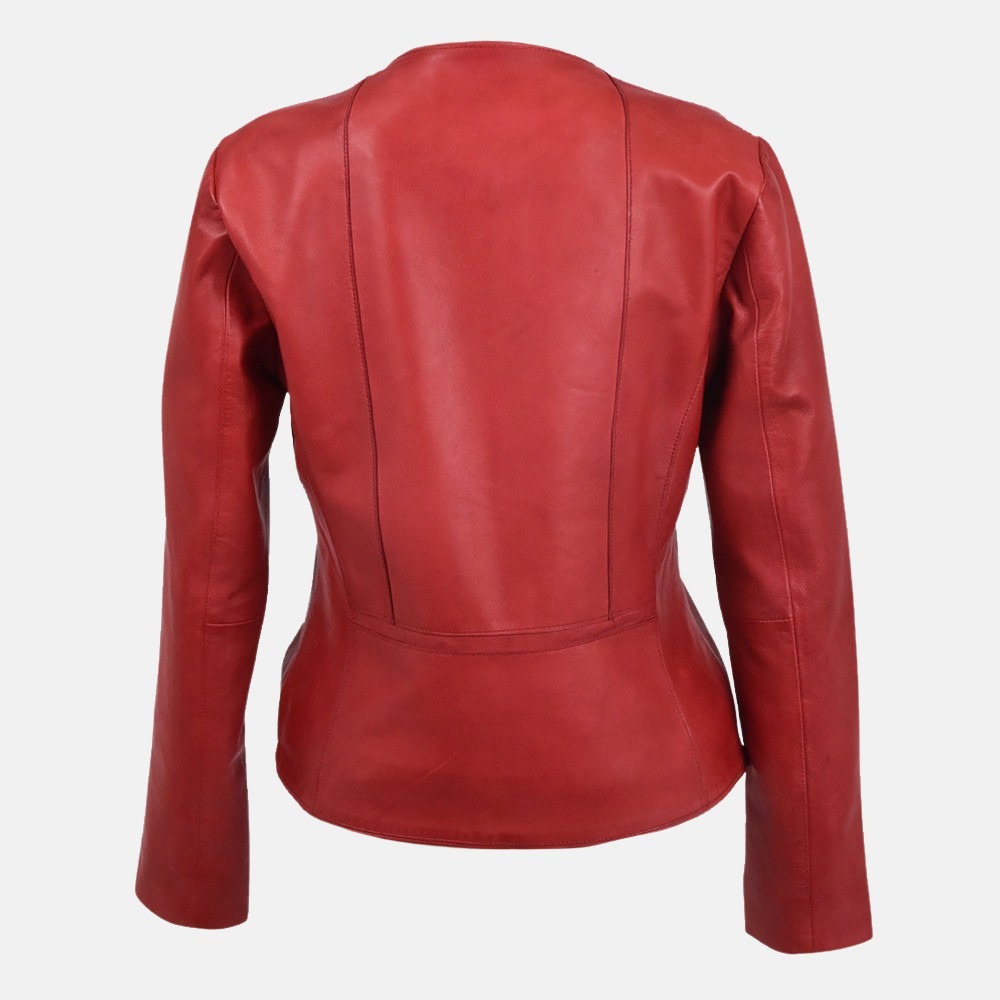 Dekkers Ledermode Gemini dames jack red bij Duifhuizen