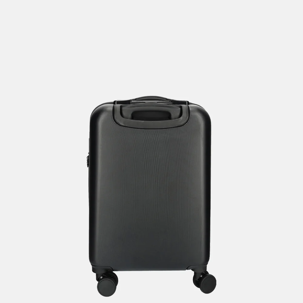 Enrico Benetti Edmonton handbagage koffer 55 cm zwart bij Duifhuizen