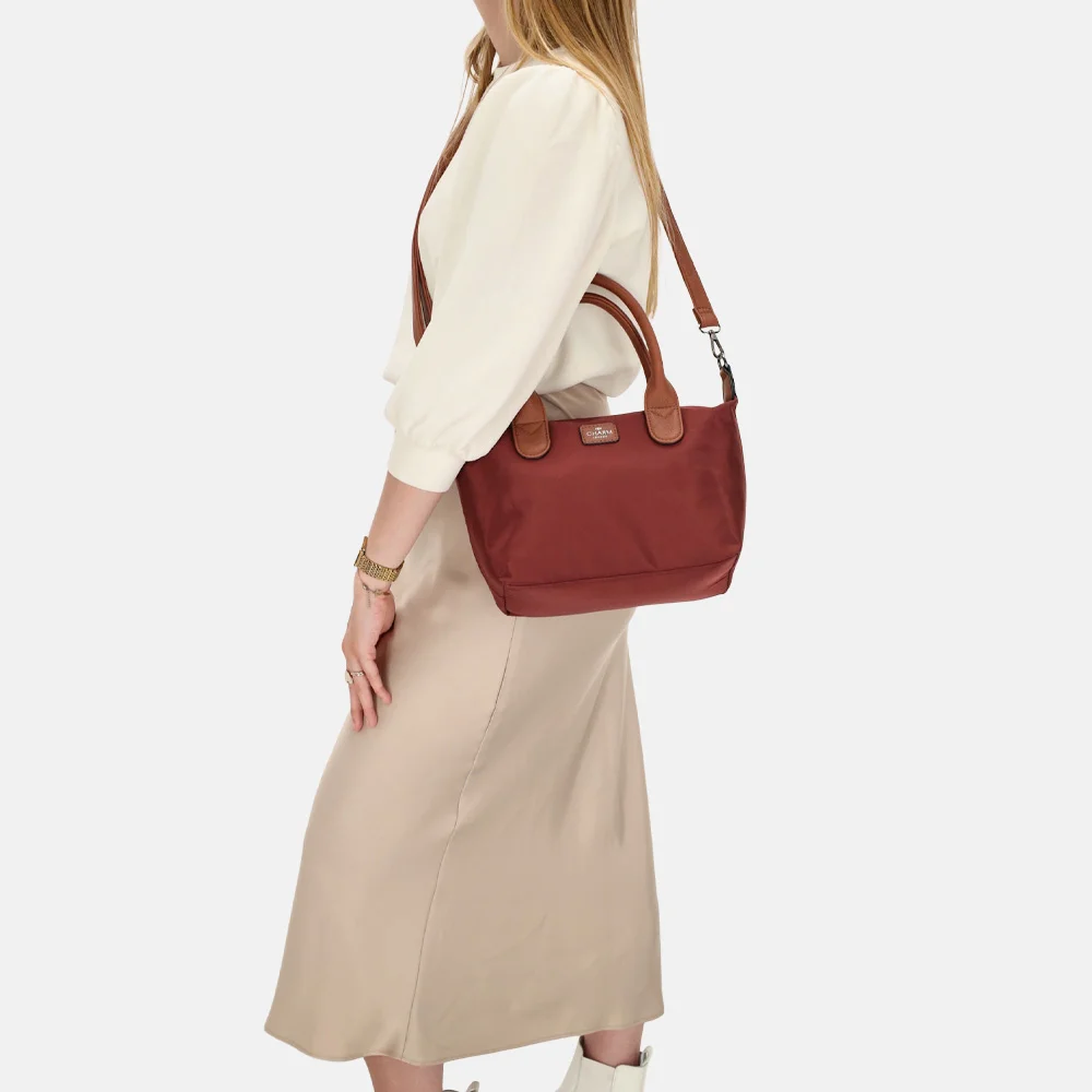 Charm London Buckingham handtas S bordeaux bij Duifhuizen