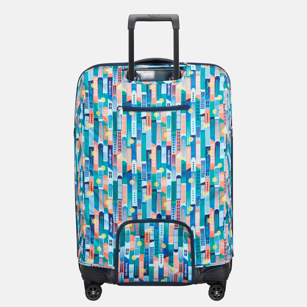 Samsonite TA Revolution kofferhoes 79 cm City Print multi bij Duifhuizen