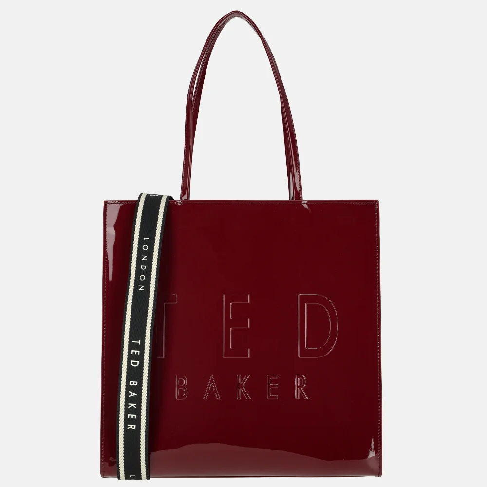 Ted Baker Iconny icon bag shopper L oxblood