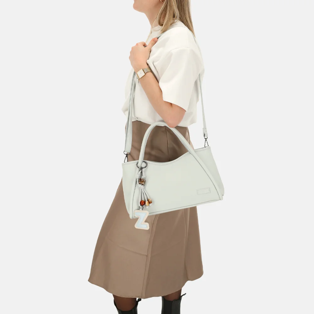 Zebra Trends Sofie handtas M light blue bij Duifhuizen