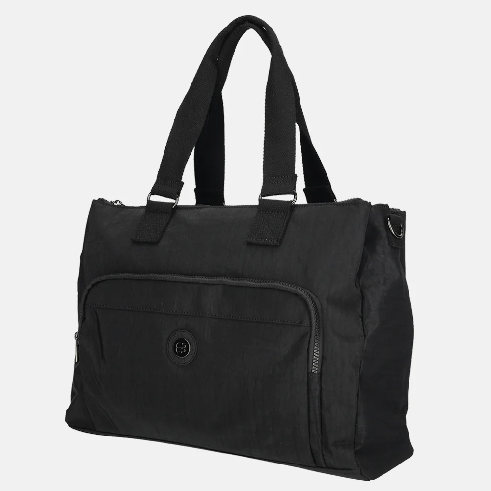 Enrico Benetti Suzie laptoptas 15 inch zwart bij Duifhuizen