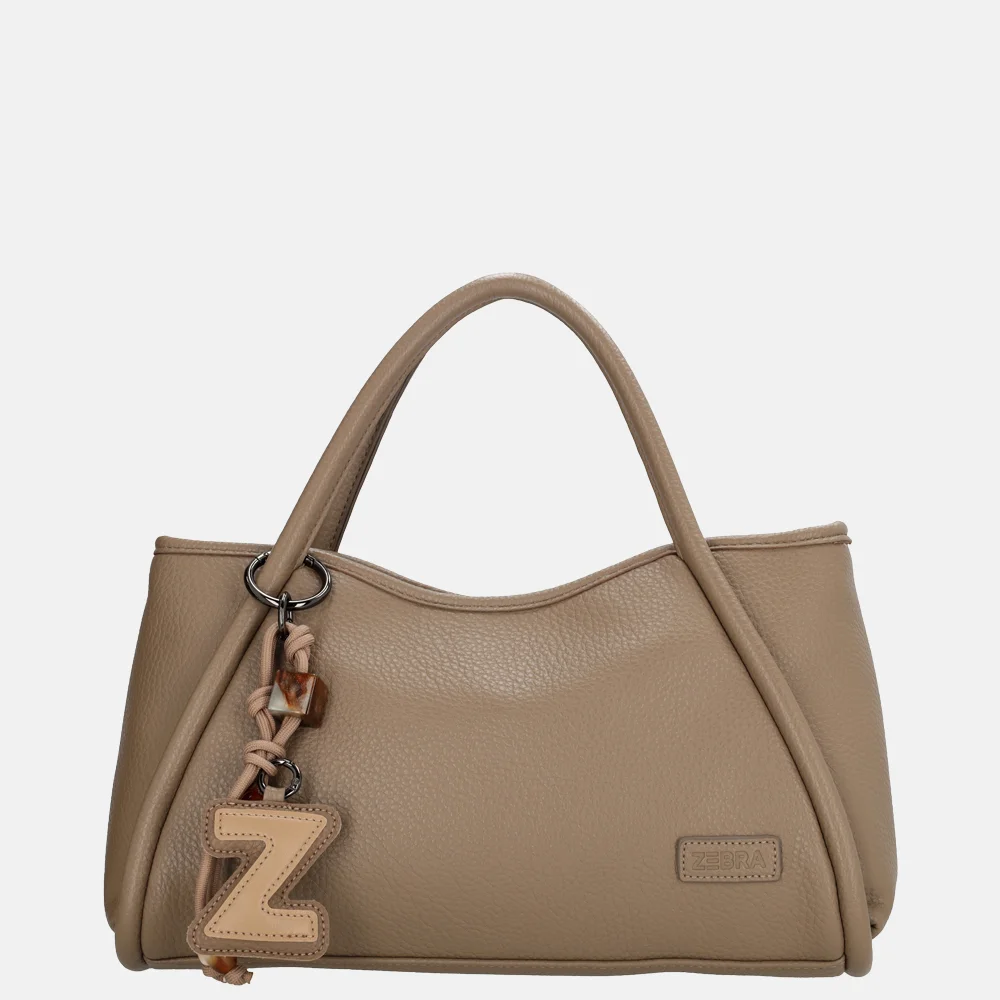 Zebra Trends Sofie handtas M taupe bij Duifhuizen