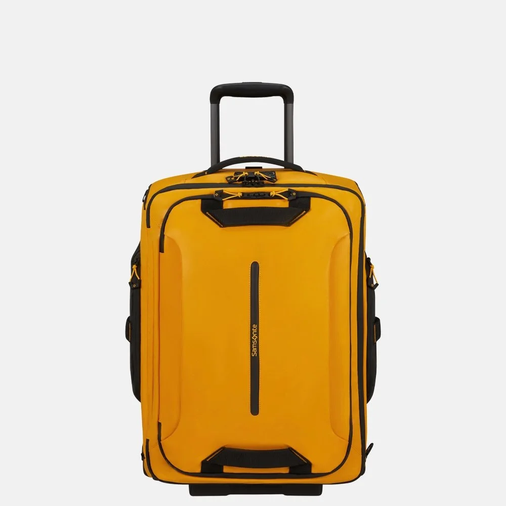 Samsonite Ecodiver rugzak/reistas op wielen 55 cm yellow bij Duifhuizen