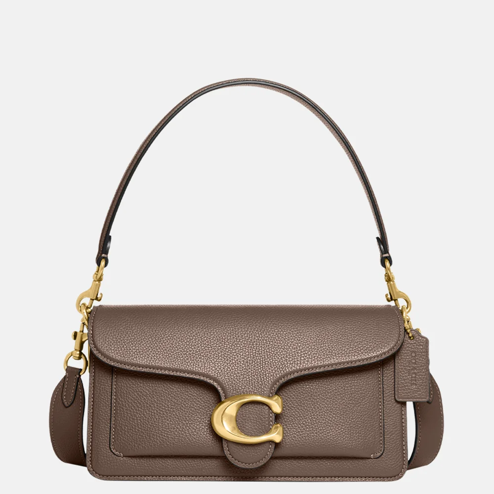 Coach Tabby schoudertas 26' dark stone bij Duifhuizen