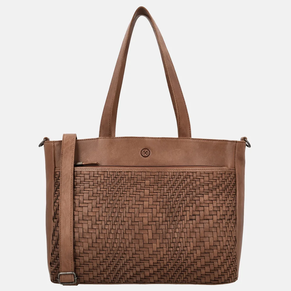 Hide & Stitches Inspired shopper bruin