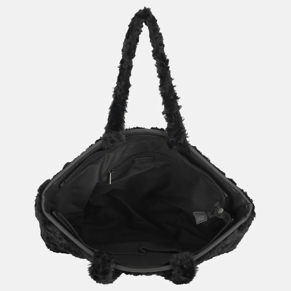 Enrico Benetti Fay shopper L teddy zwart bij Duifhuizen