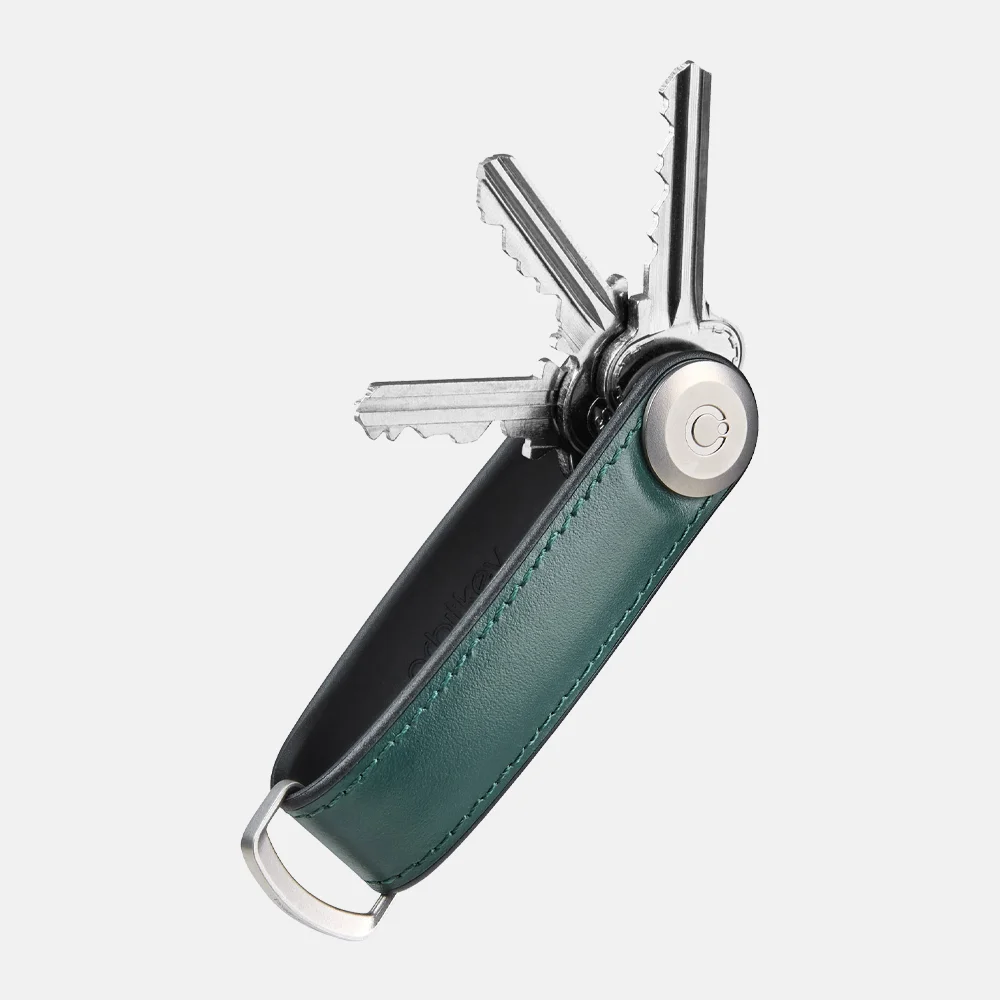 Orbitkey Hybrid Leather sleutelhanger pine green