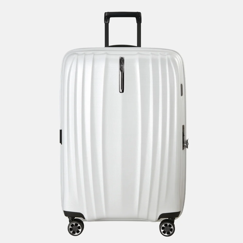 Samsonite Nexis Spinner Expandable reiskoffer 76 cm cotton white