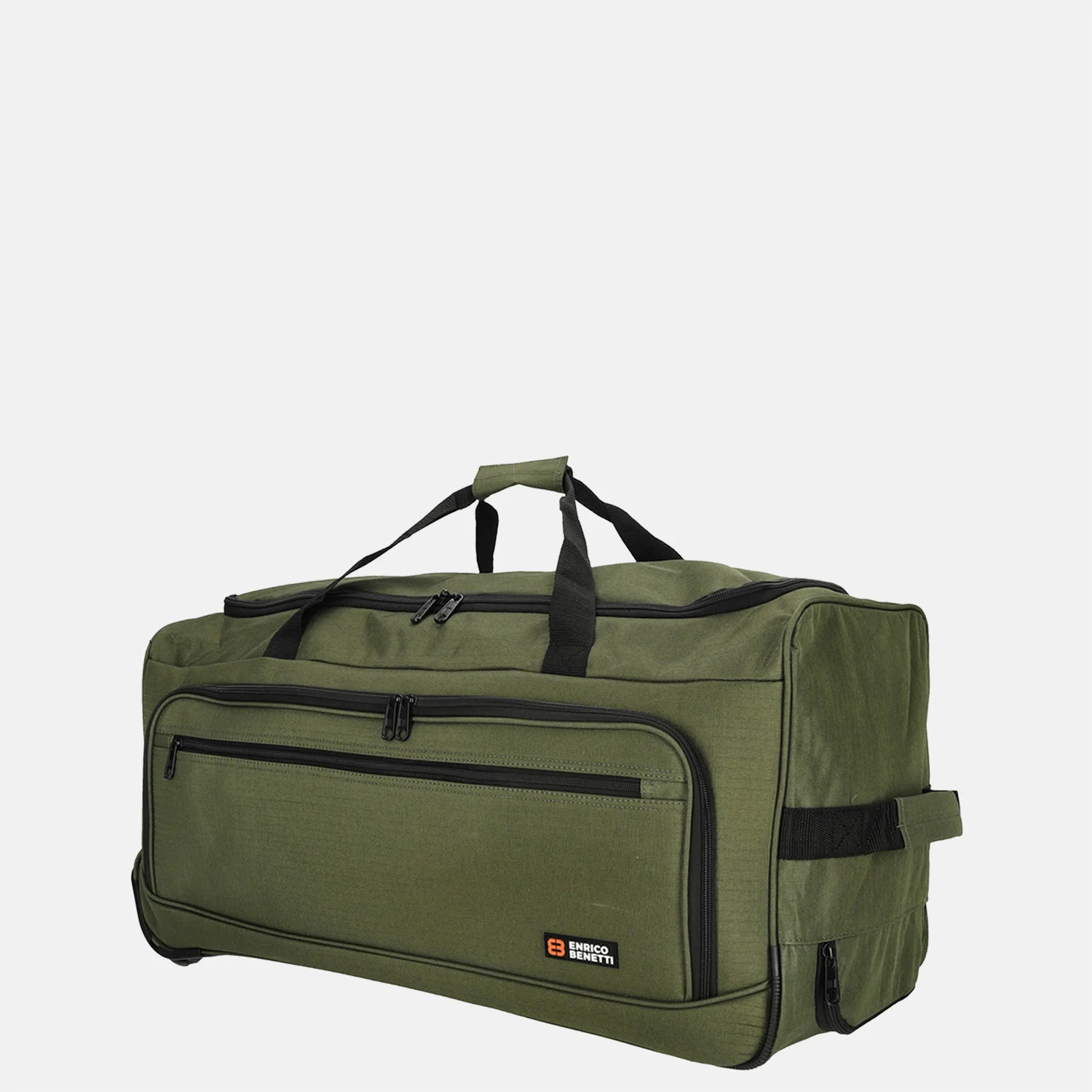 Enrico Benetti Brussels reistas op wielen 70 cm olive bij Duifhuizen