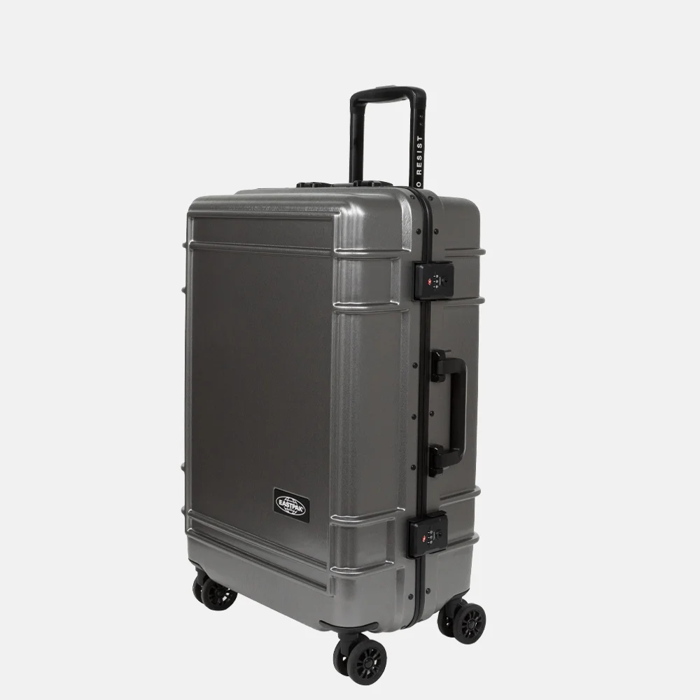 Eastpak Resit'R reiskoffer 68 cm brushed metal bij Duifhuizen