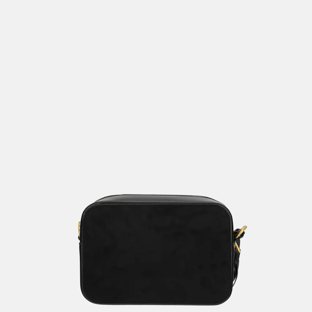 Laurent David Camille crossbody tas box suedine black bij Duifhuizen