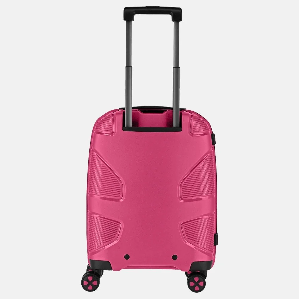 Impackt Spinner koffer 55 cm flora pink bij Duifhuizen