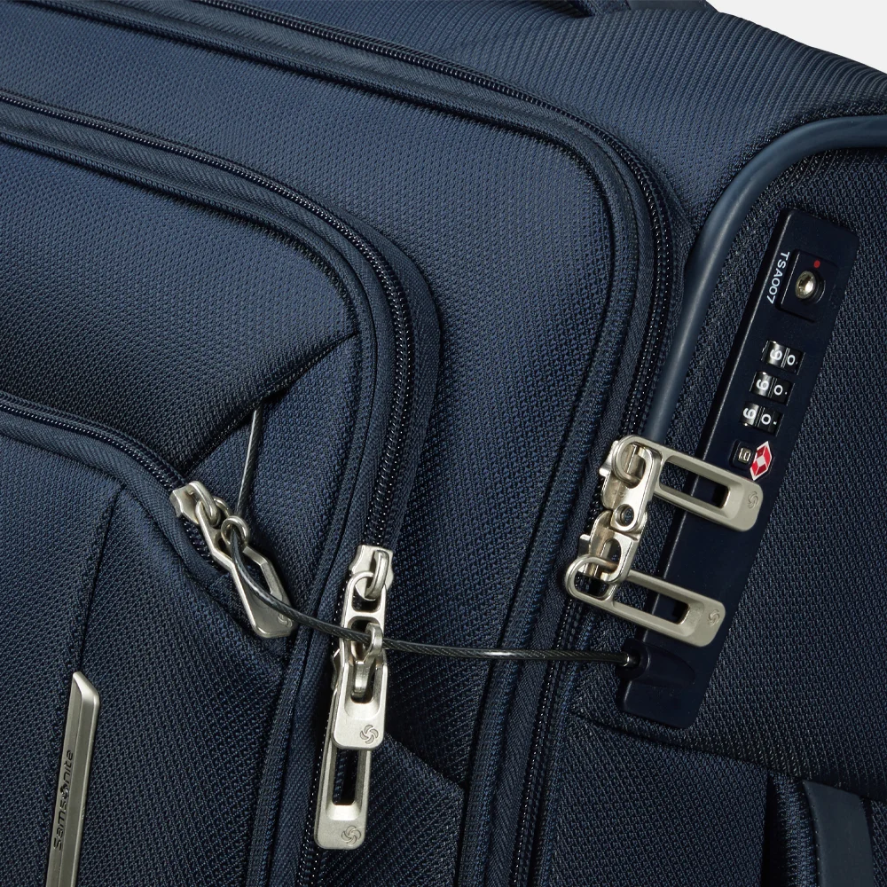 Samsonite Respark Length handbagage koffer 55 cm midnight blue bij Duifhuizen